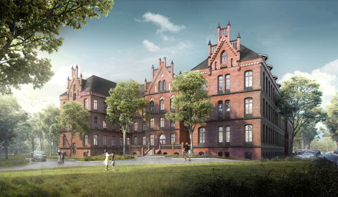 Wizualizacja Klasztor Wrocław - lokale inwestycyjne
